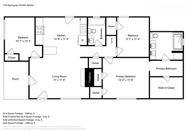 $2,045 | 1770 Springview Road Northwest, Atlanta, GA 30314