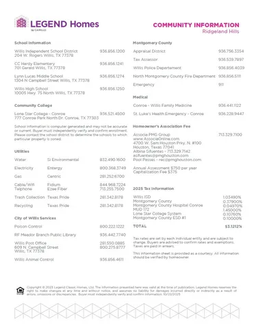 $259,990 | 14115 Balcones Fault Court, Willis, TX 77318