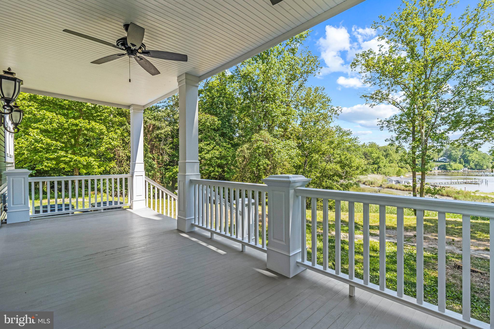 266 North Ferry Point Road Pasadena, MD 21122 - Photo 14 of 42 Relaxing main level balcony