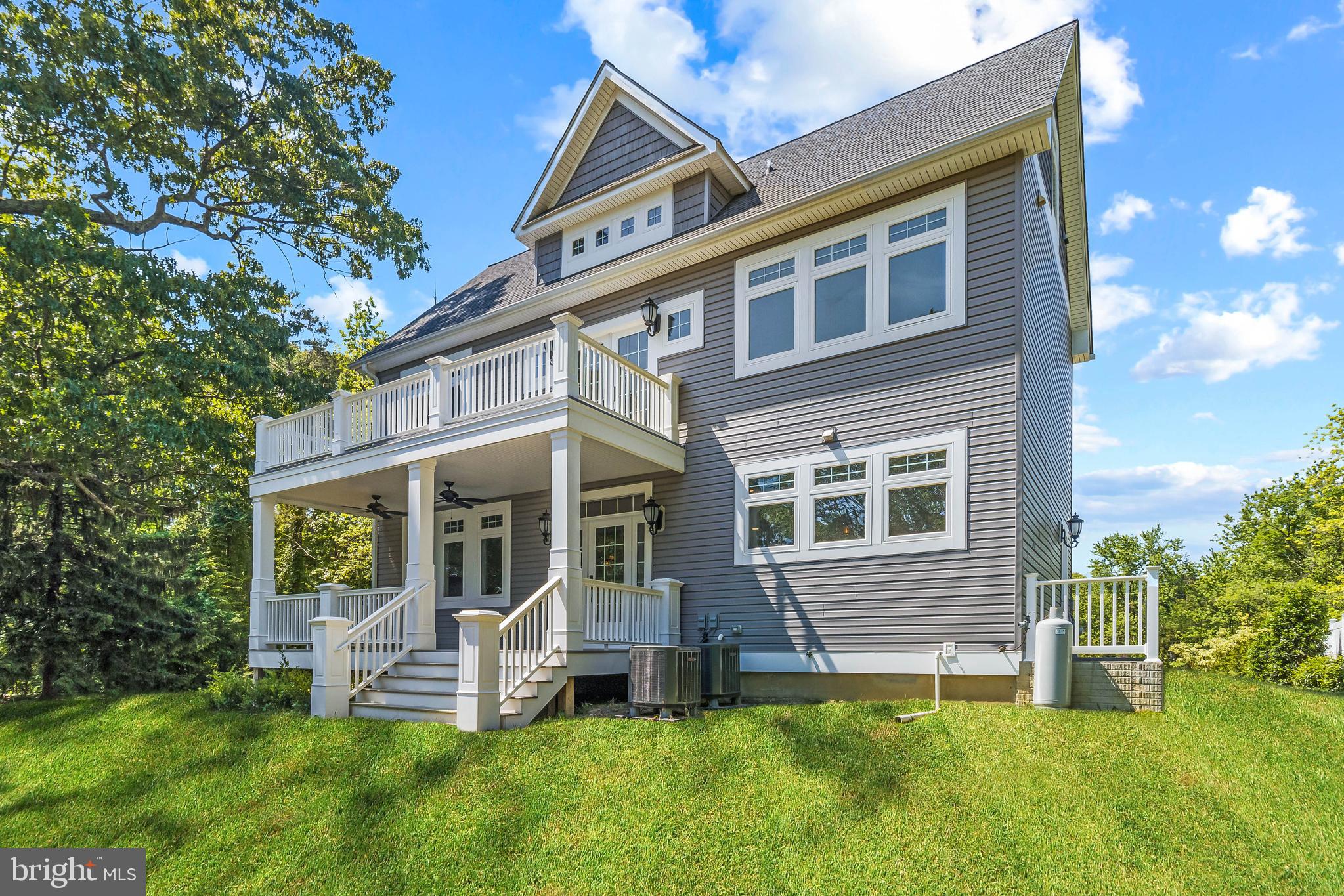 266 North Ferry Point Road Pasadena, MD 21122 - Photo 22 of 42 2 levels of balconies to take in the water views
