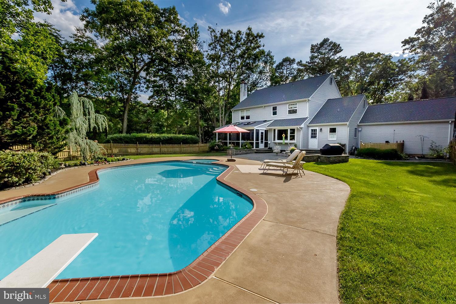 6 Cobblestone Lane Shamong, NJ 08088 - Photo 27 of 36 Inground Gunite pool with concrete apron