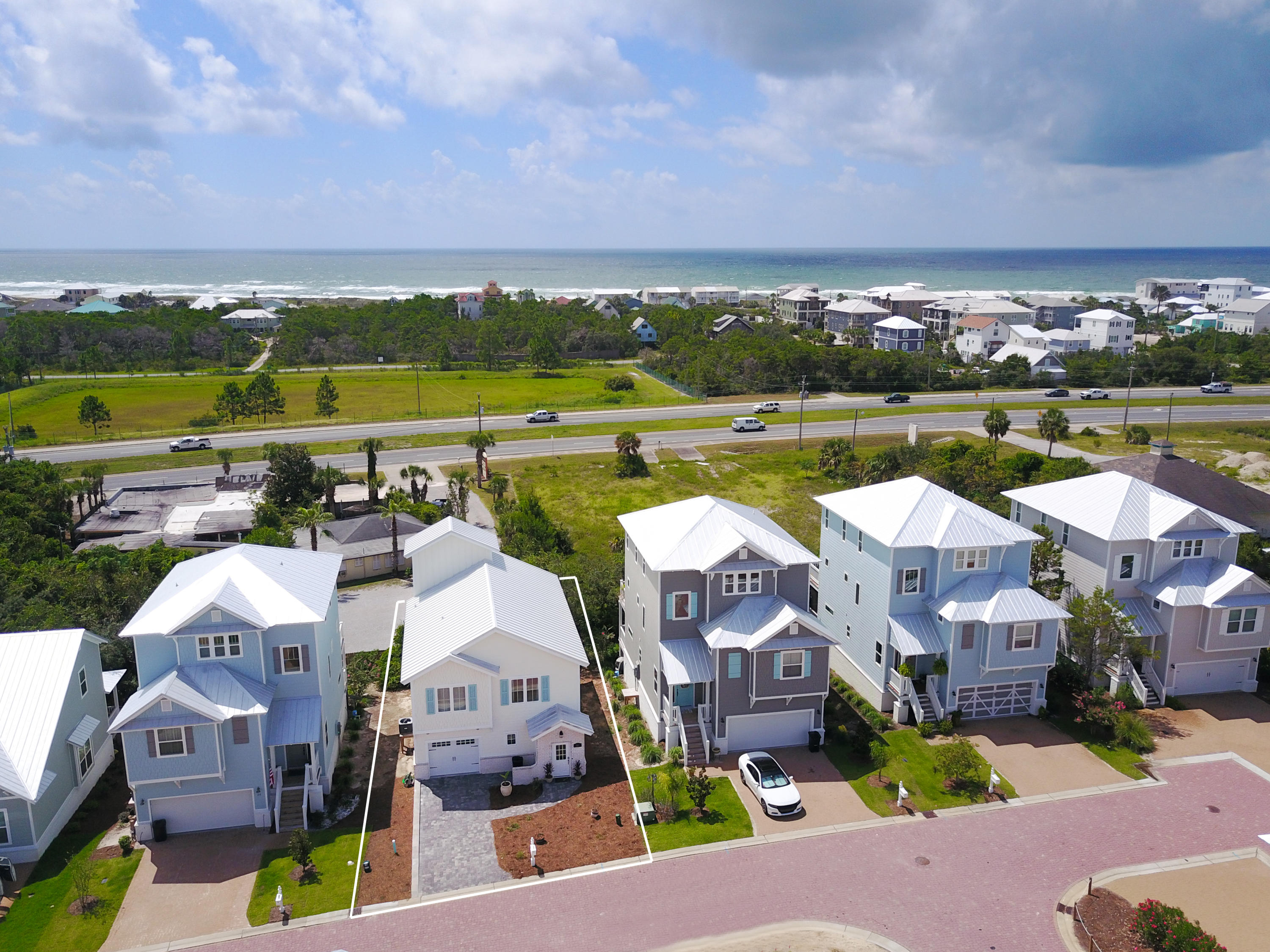 10 Inlet Cove Inlet Beach, FL 32461 - Photo 1 of 47 an aerial view of houses with yard