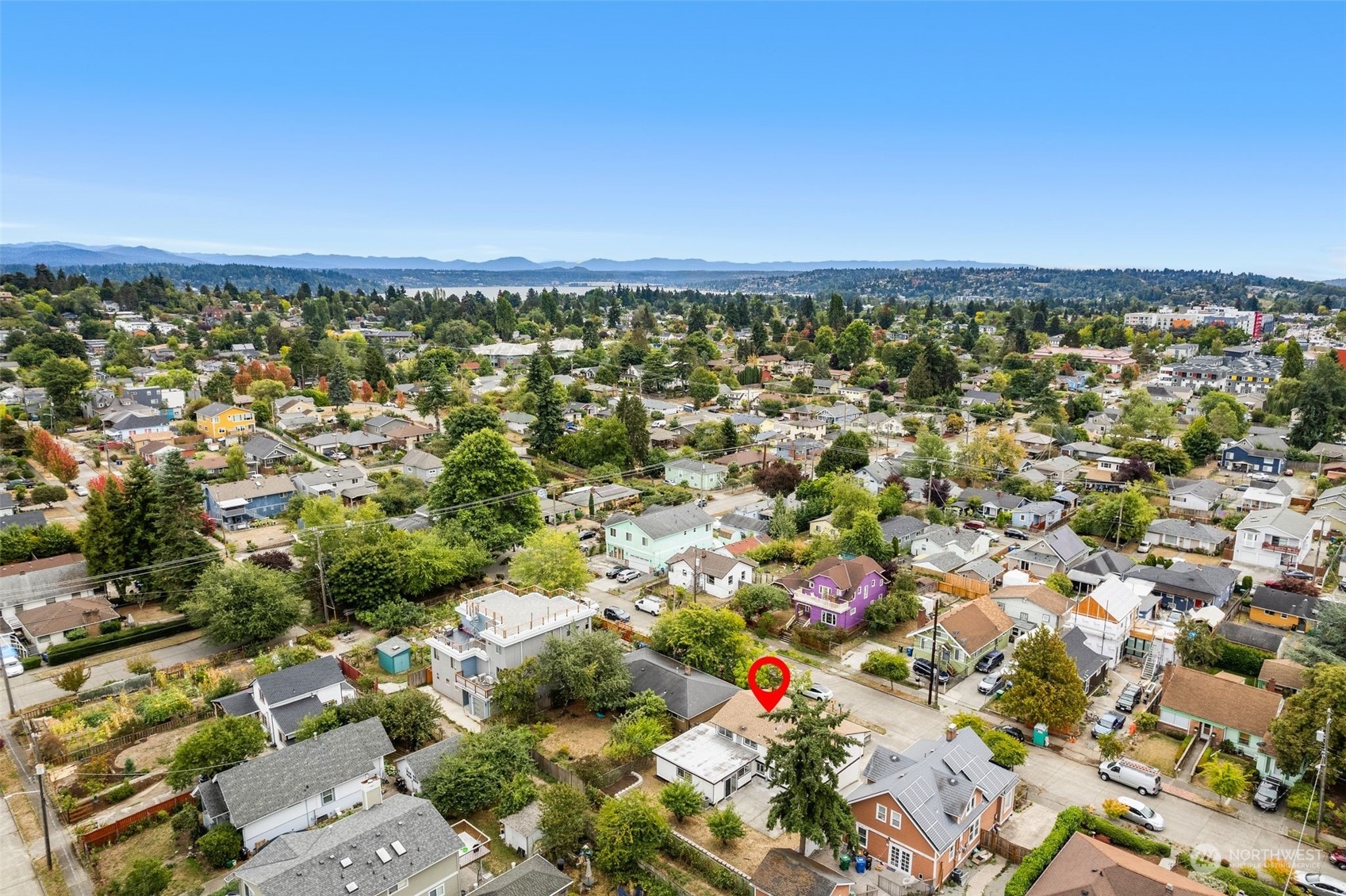 3932 South Morgan Street Seattle, WA 98118 - Photo 40 of 40 an aerial view of residential houses with outdoor space