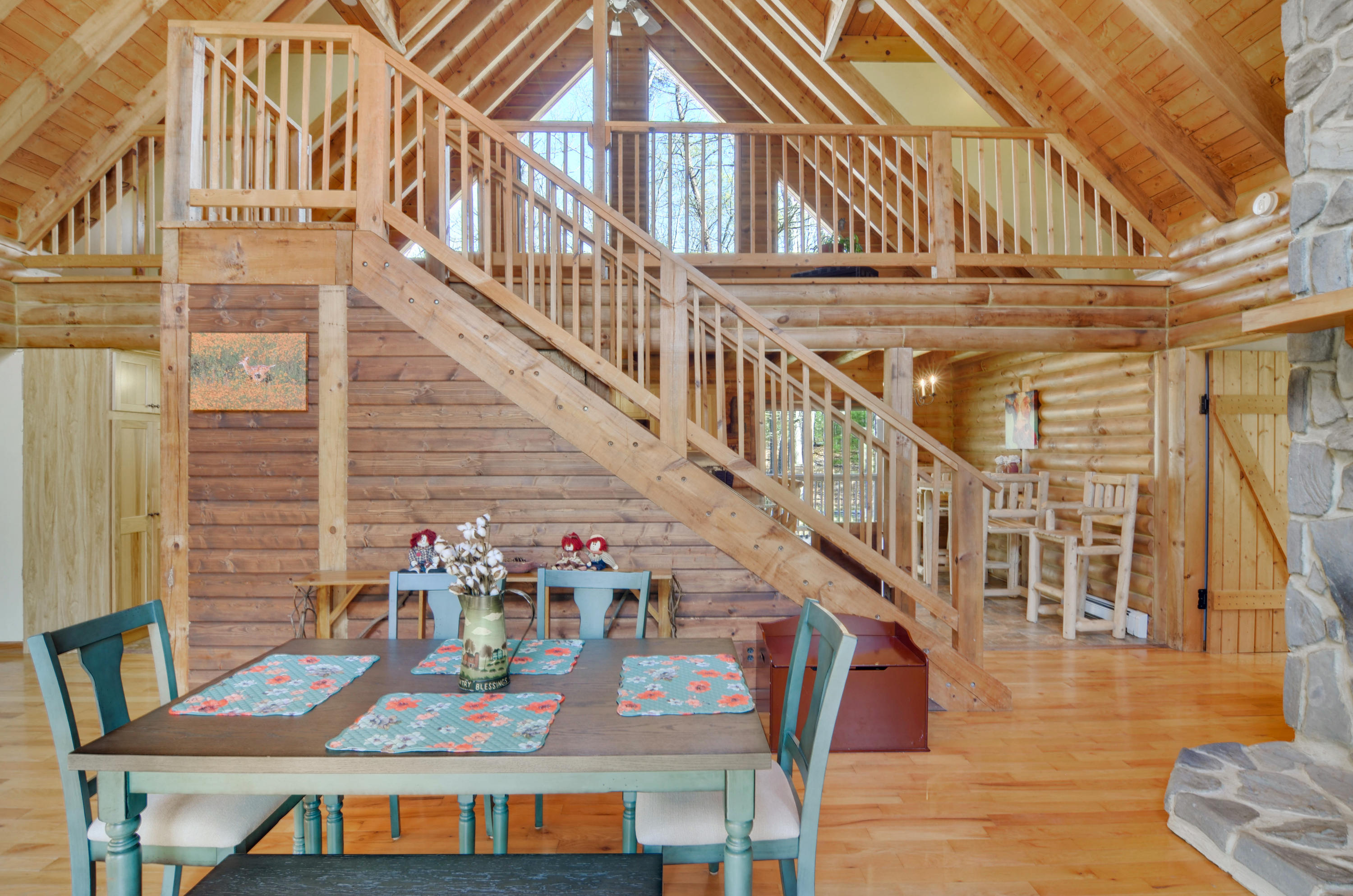 8605 Mill Branch Road Covington, VA 24426 - Photo 5 of 29 Dinning Area With Staircase