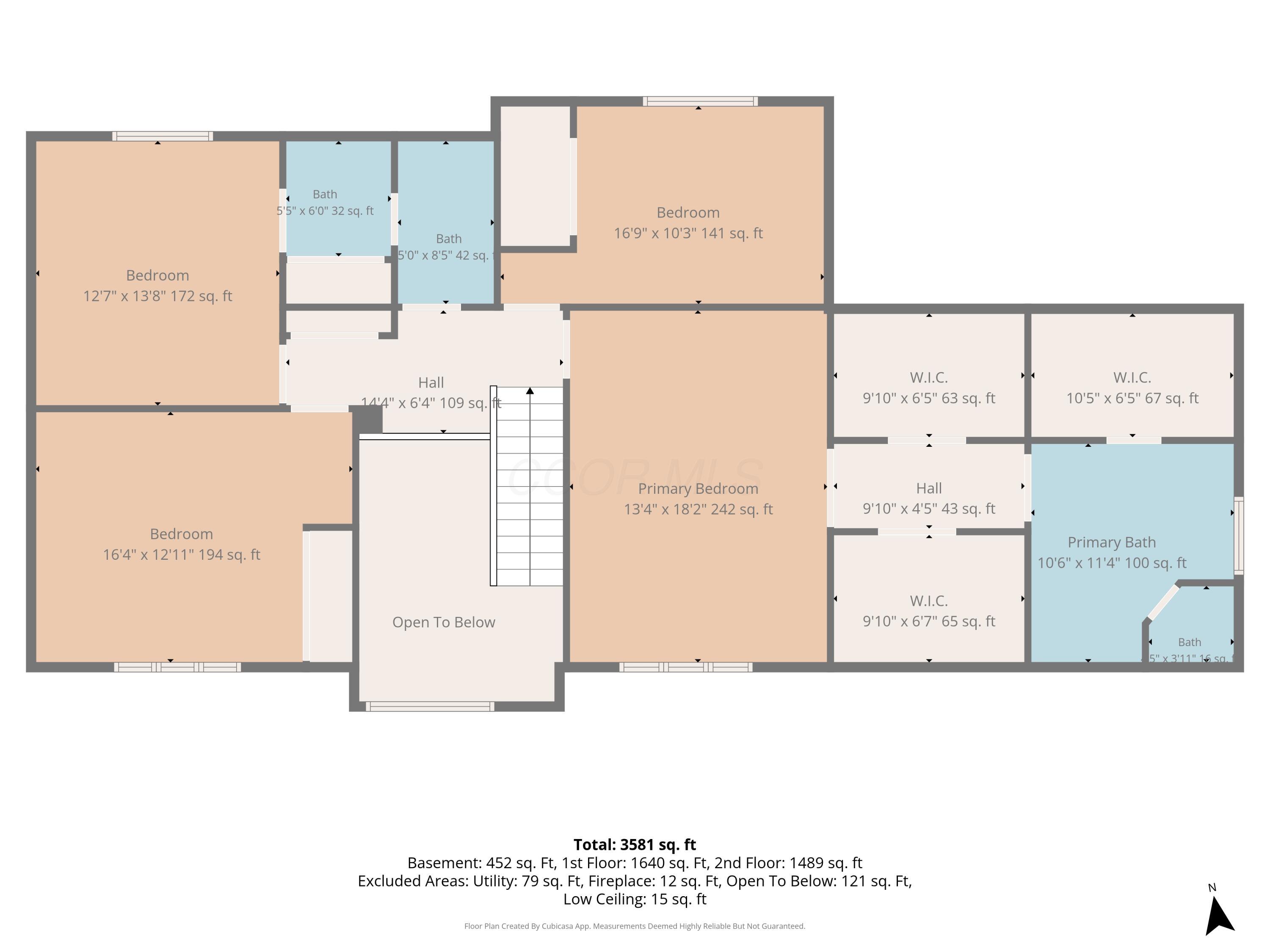 340 Shale Ridge Court Powell, OH 43065 - Photo 50 of 51 Second Floor Floor plan