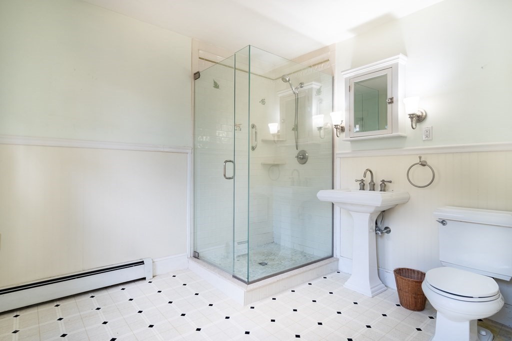 16 Hazelton Road Rowe, MA 01367 - Photo 22 of 33 a bathroom with a shower toilet and sink