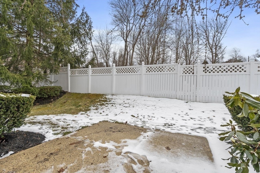 181 High Street, Unit 2 Andover, MA 01810 - Photo 25 of 32 a view of a yard covered in snow