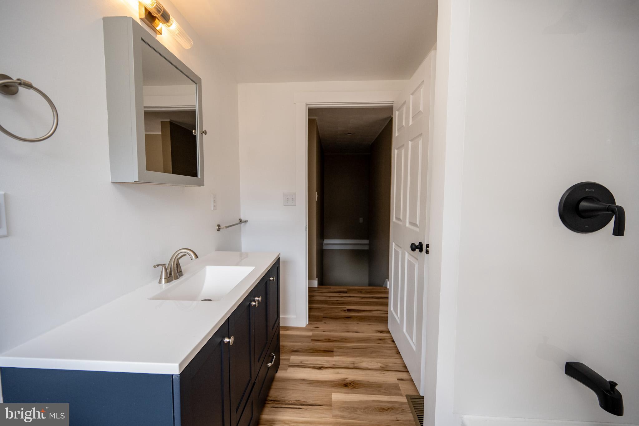 2571 Shady Dell Road Oakland, MD 21550 - Photo 18 of 60 a bathroom with a sink and a mirror