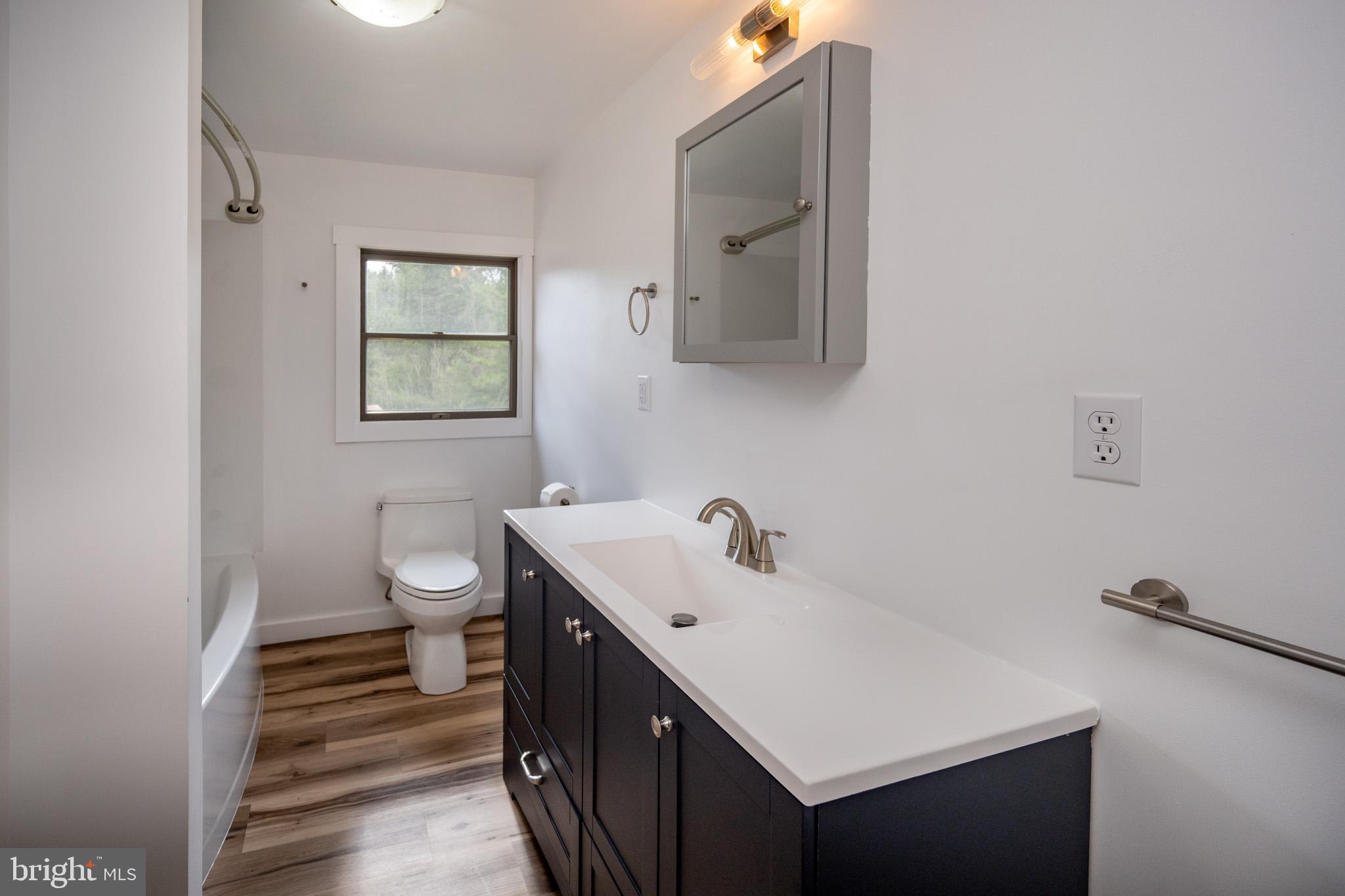 2571 Shady Dell Road Oakland, MD 21550 - Photo 20 of 60 a bathroom with a sink toilet and mirror