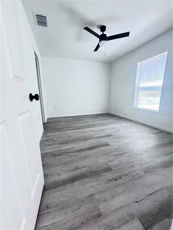 a view of a room with a staircase