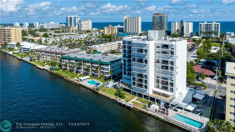 701 North Riverside Drive, Unit 403 Pompano Beach, FL 33062 - Photo 1 of 40 a city view with tall buildings