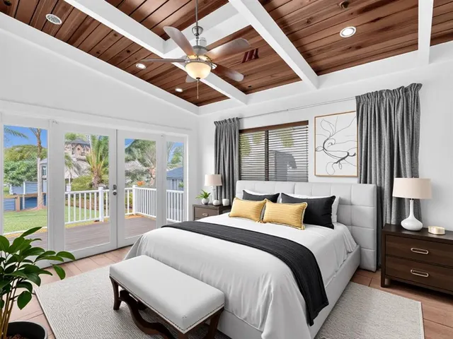 a view of a yard and front view of house