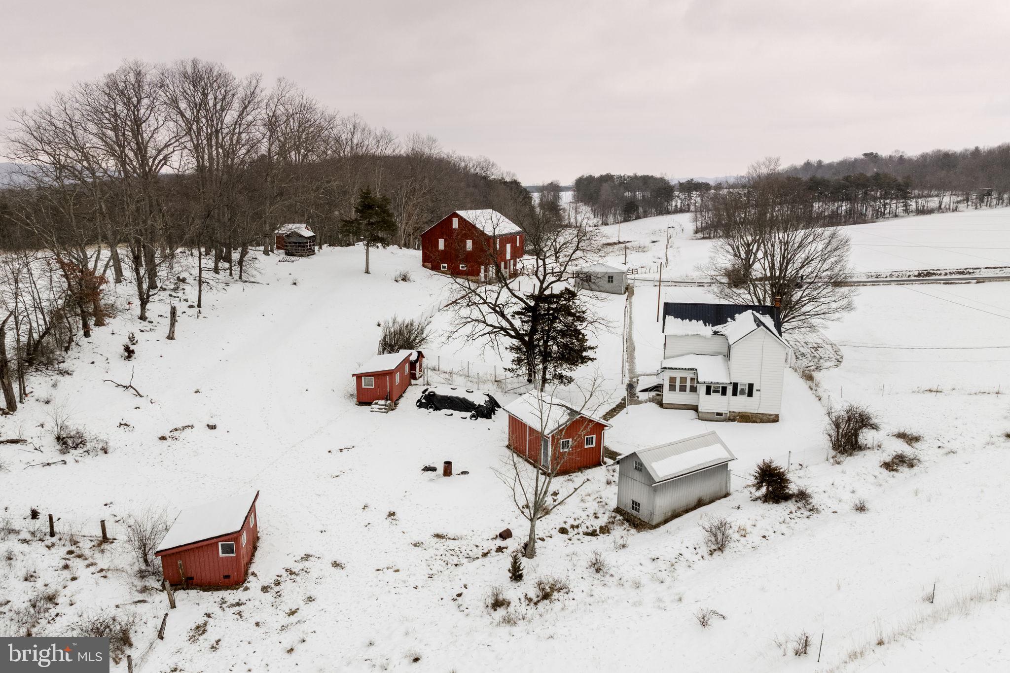 22314 Miller Road Shade Gap, PA 17255 - Photo 12 of 73 a view of a terrace with snow on the beach