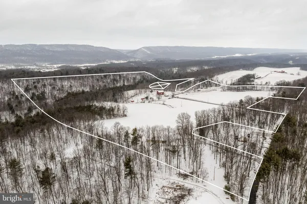 a view of a terrace with a mountain