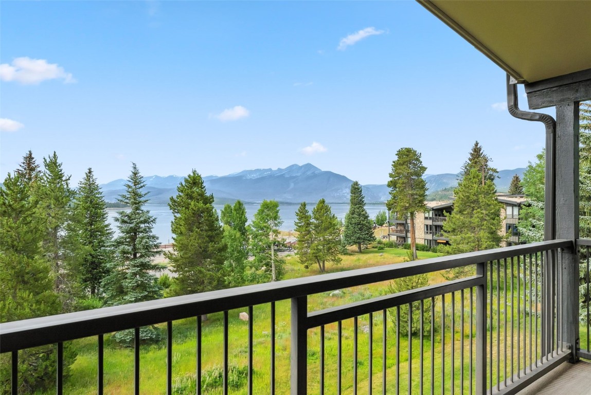 160 La Bonte Street, Unit 306 Dillon, CO 80435 - Photo 33 of 47 a view of a city from a balcony