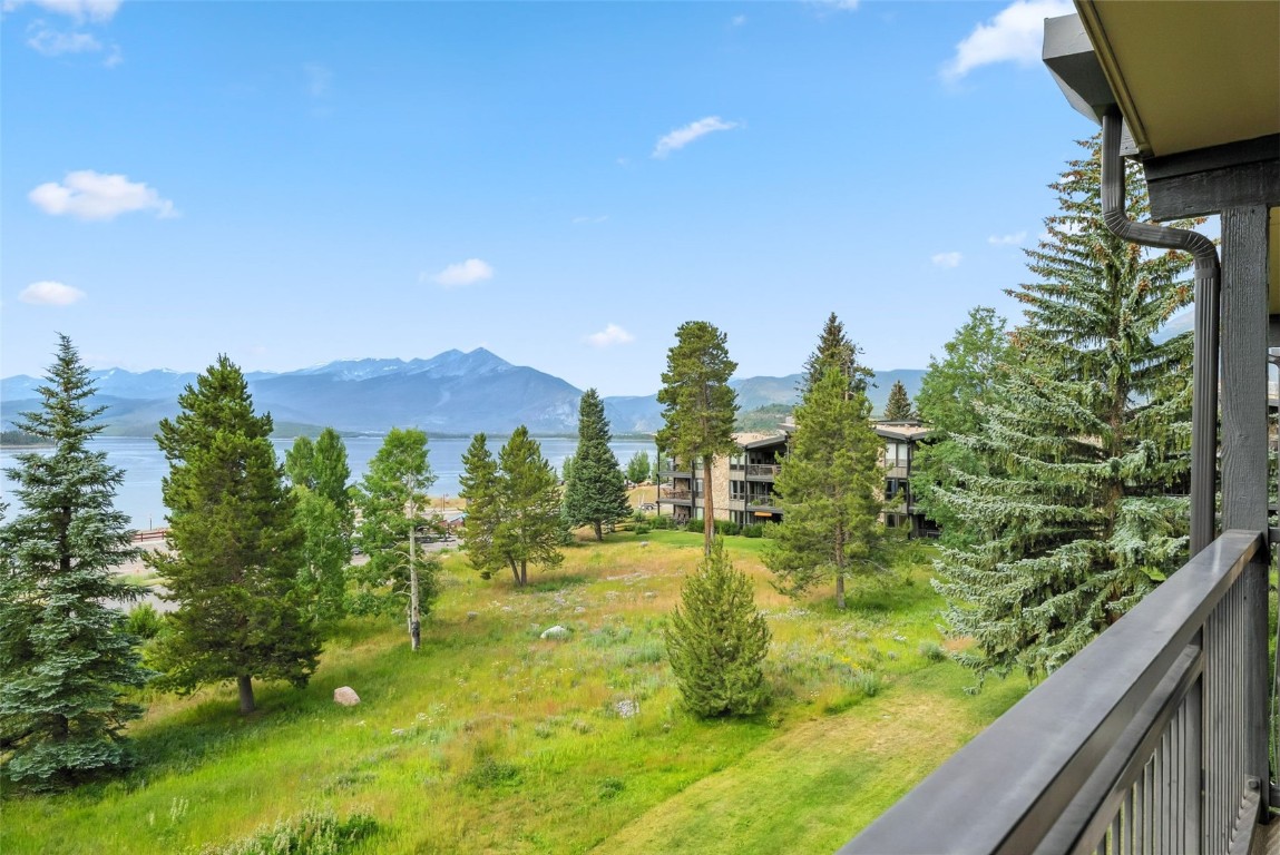 160 La Bonte Street, Unit 306 Dillon, CO 80435 - Photo 34 of 47 a view of a garden from a balcony