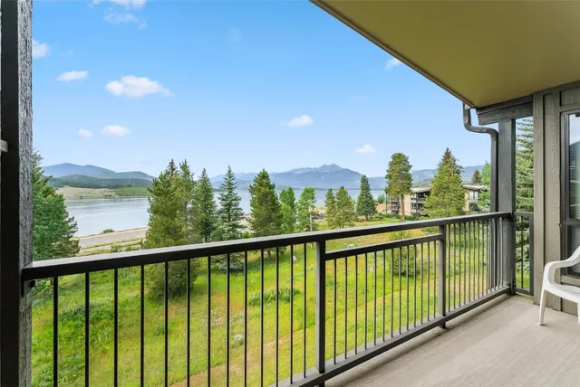 a view of a terrace with skyline