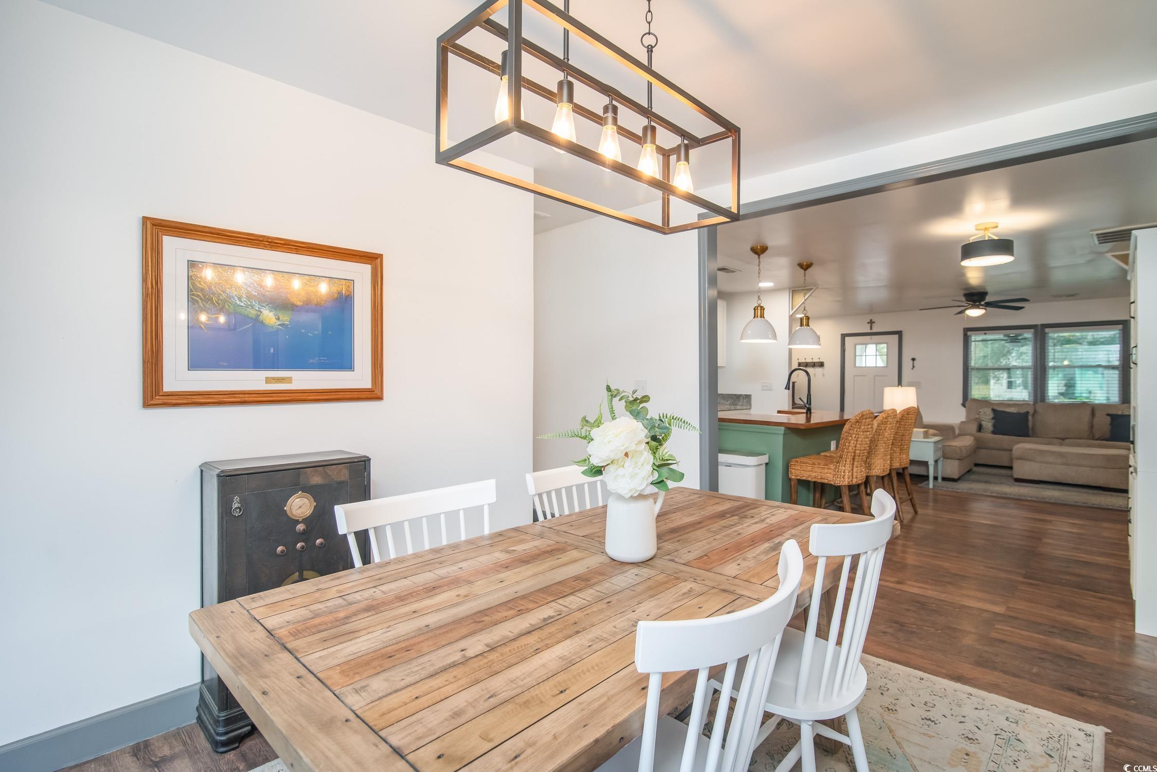 1714 Oak Street Georgetown, SC 29440 - Photo 17 of 40 Dining area featuring dark hardwood / wood-style f