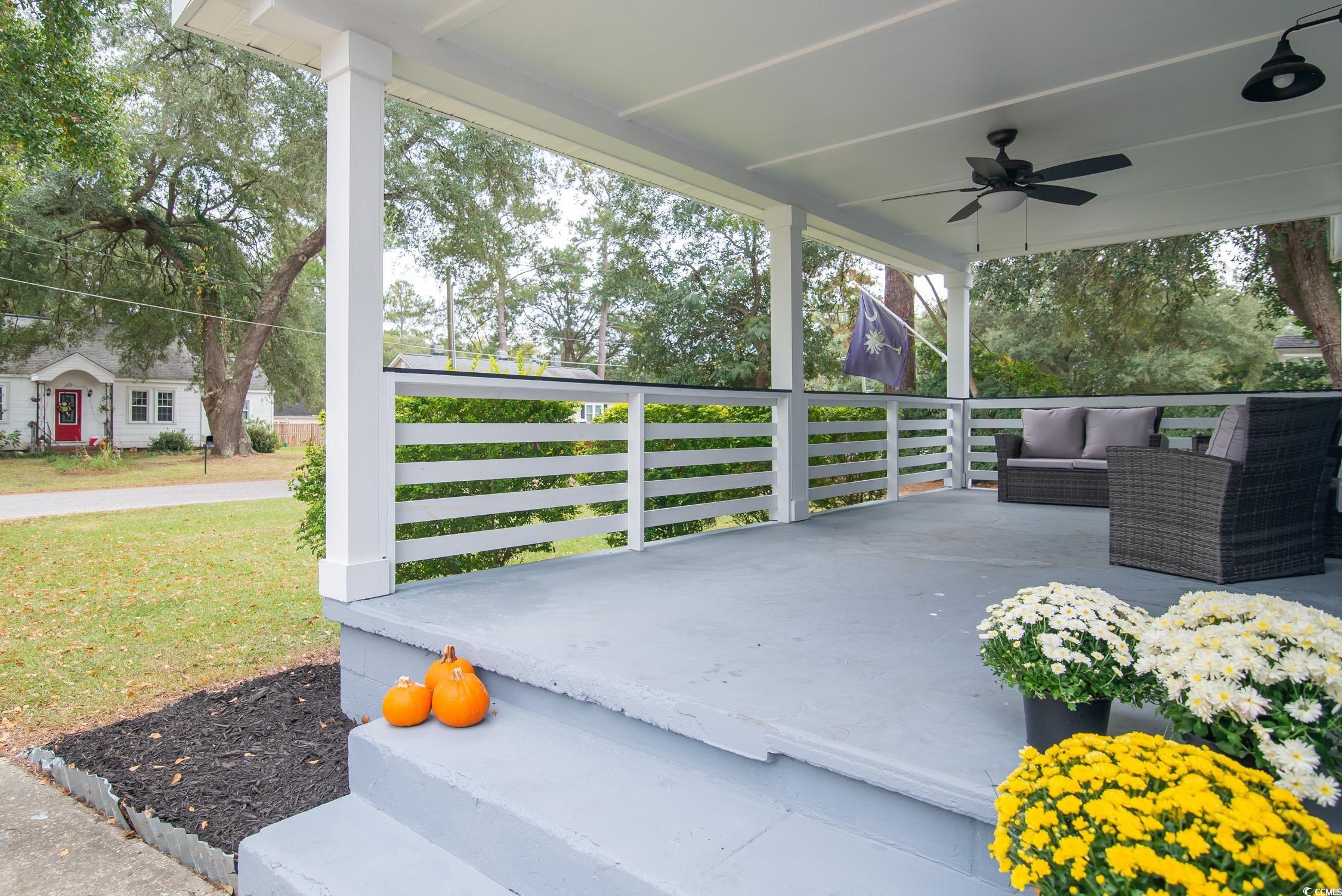 1714 Oak Street Georgetown, SC 29440 - Photo 2 of 40 View of patio with ceiling fan