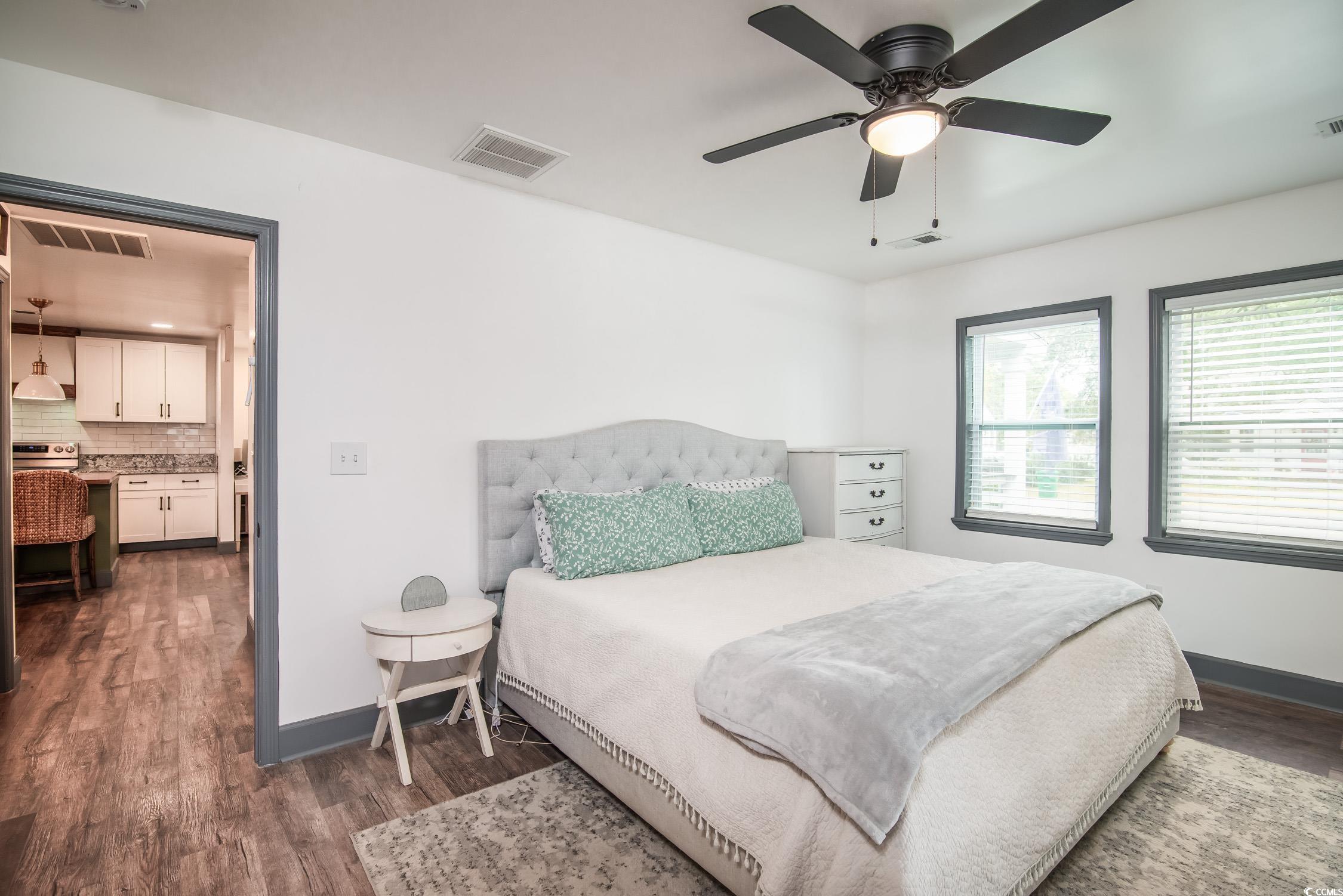 1714 Oak Street Georgetown, SC 29440 - Photo 25 of 40 Bedroom featuring dark hardwood / wood-style floor
