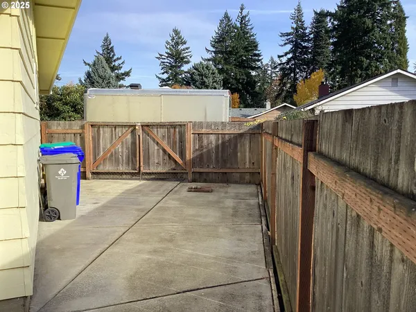 a view of outdoor space and deck