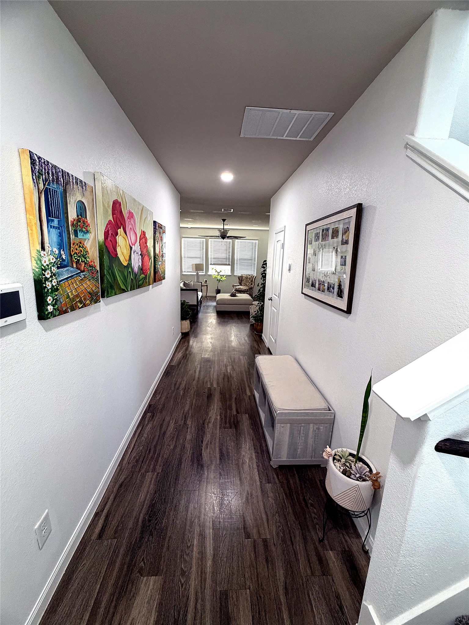 18623 Dingo Stream Lane Katy, TX 77449 - Photo 3 of 29 a living room with furniture and wooden floor