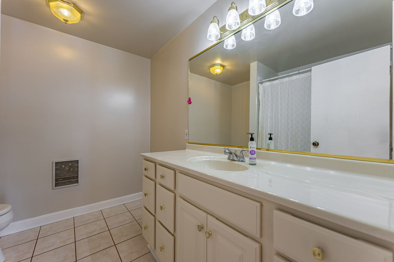 701 Forum Square, Unit 101 Glenview, IL 60025 - Photo 14 of 42 a bathroom with a sink a vanity and a mirror