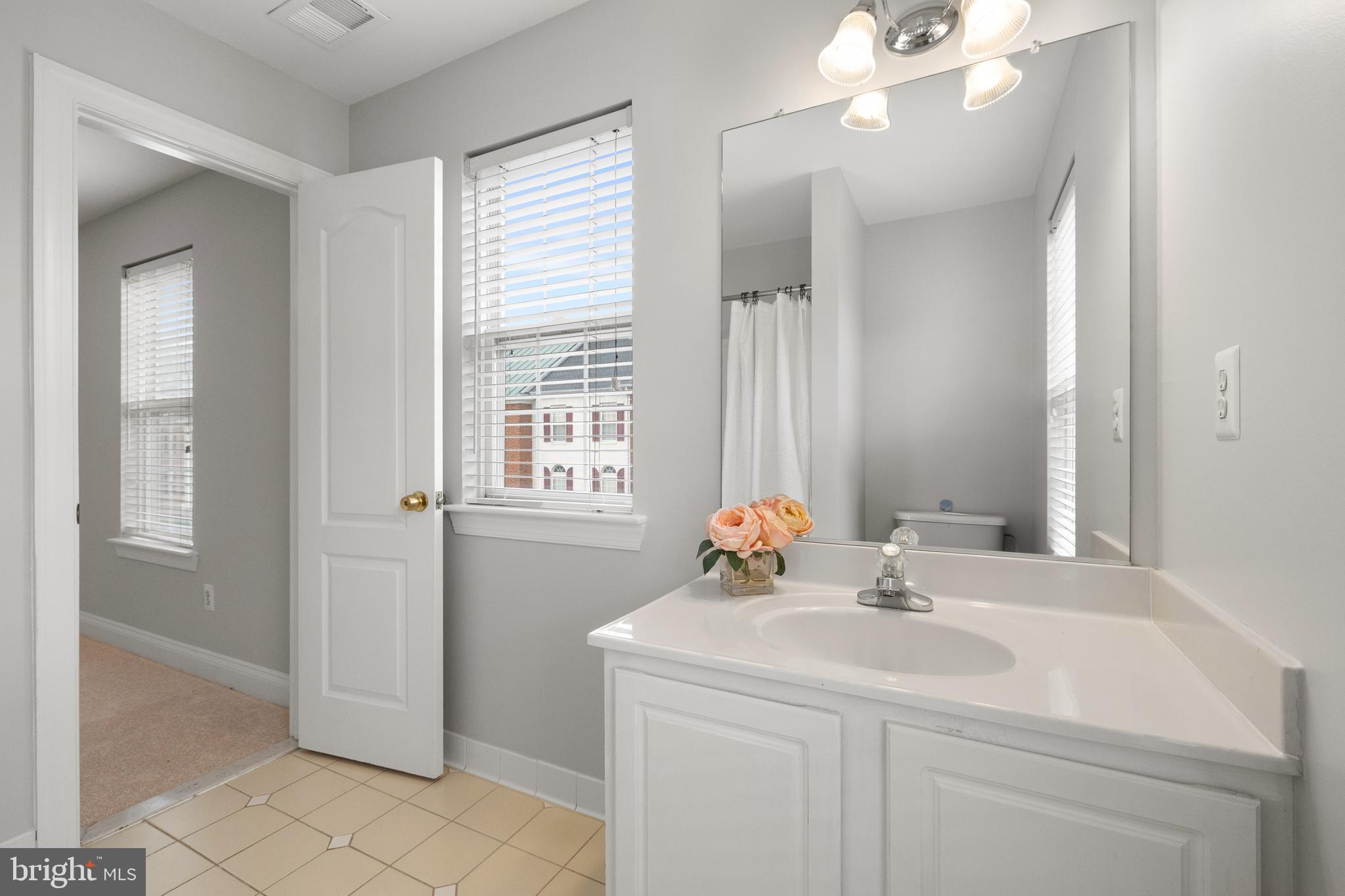 5117 Grimm Drive Alexandria, VA 22304 - Photo 29 of 67 a bathroom with a sink and a mirror