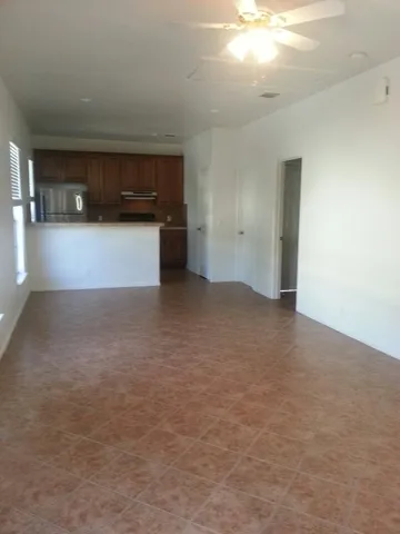 a view of a kitchen with a sink