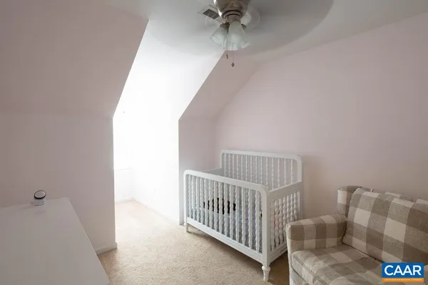 a view of a hallway with entryway