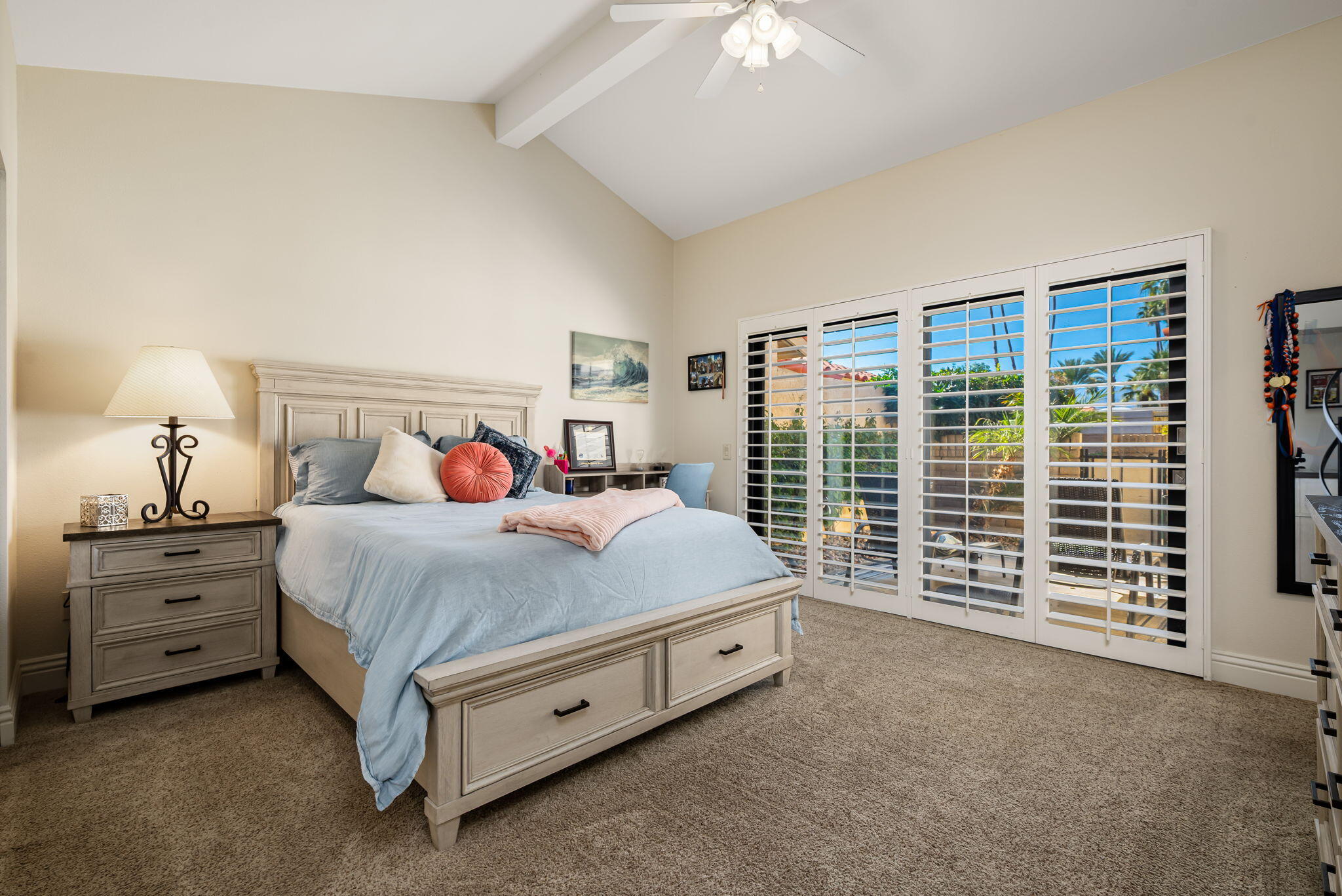 45740 Pueblo Road Indian Wells, CA 92210 - Photo 46 of 61 a bed sitting in a bedroom next to a window