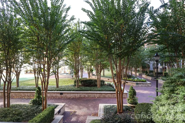 a front view of a house with a yard and an trees