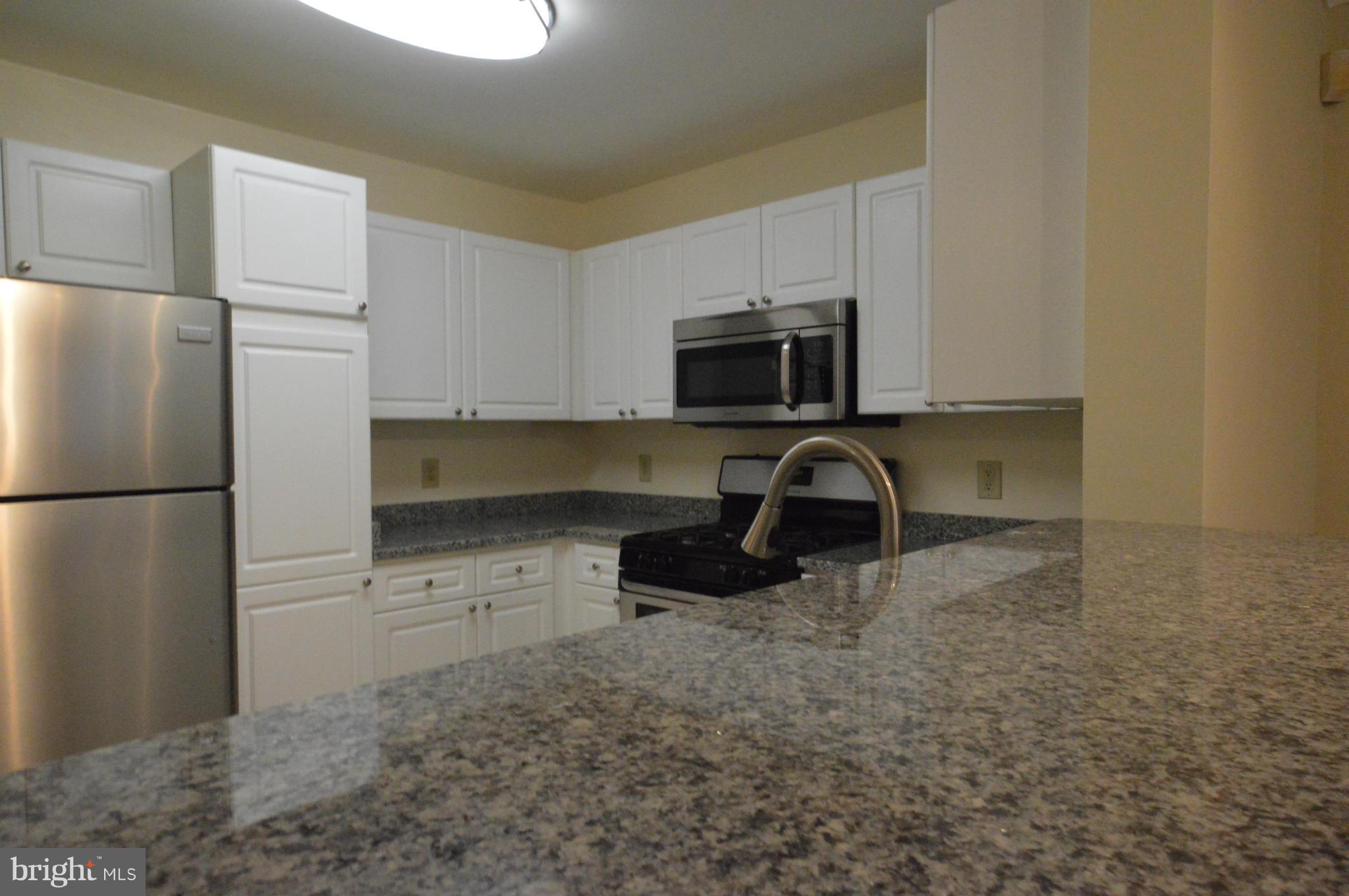 5575 Seminary Road, Unit 311 Falls Church, VA 22041 - Photo 22 of 30 a kitchen with a refrigerator a stove a microwave and cabinets