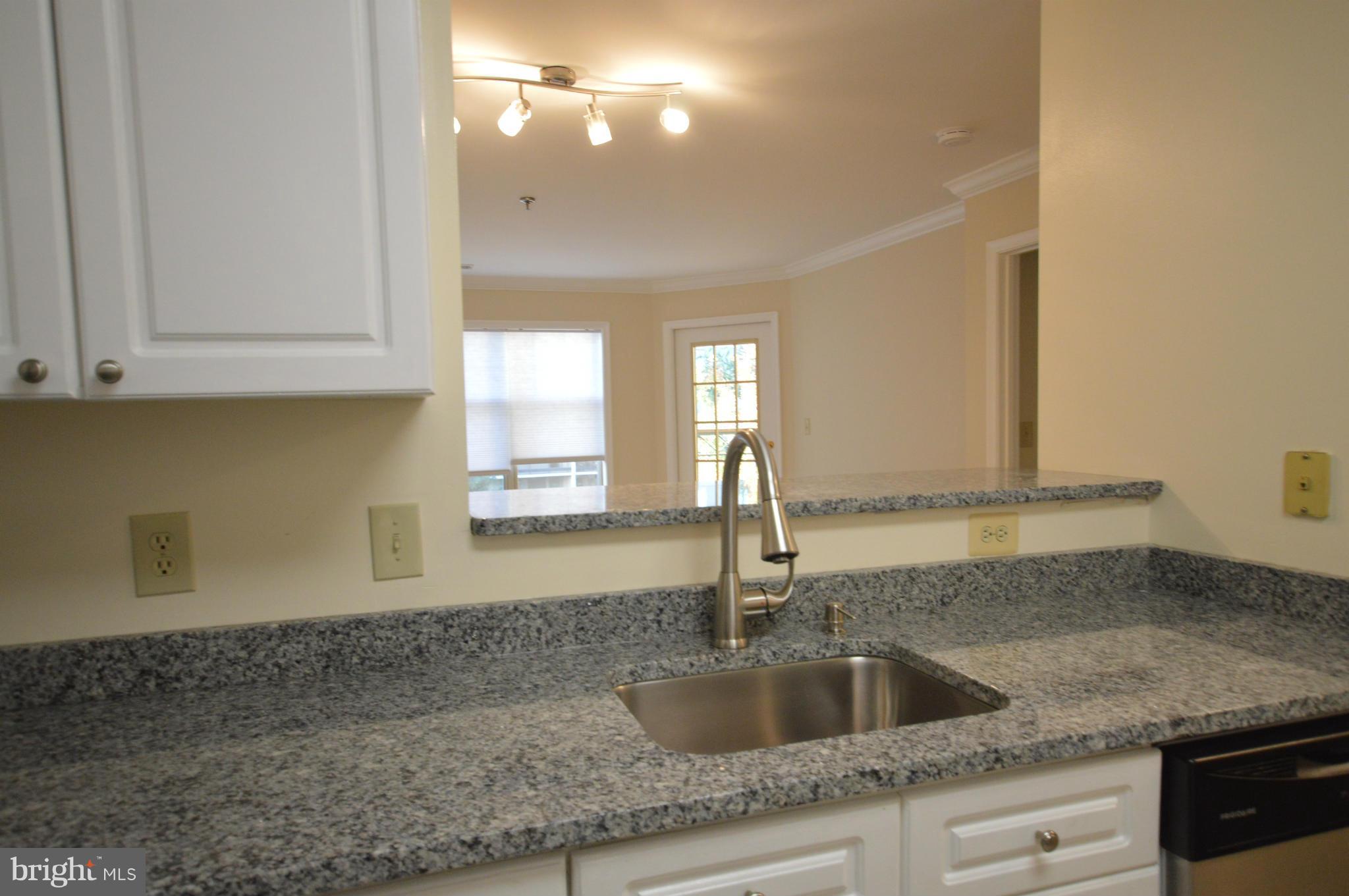 5575 Seminary Road, Unit 311 Falls Church, VA 22041 - Photo 25 of 30 a kitchen with granite countertop a sink and a window