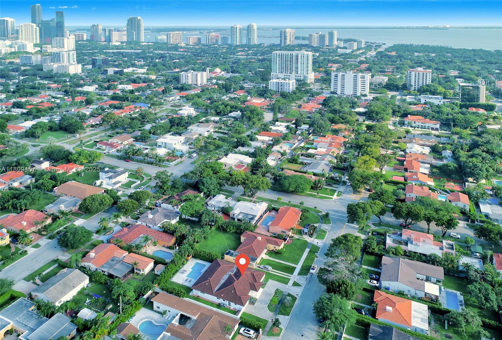 555 Southwest 27th Road Miami, FL 33129 - Photo 26 of 26 an aerial view of city and lake