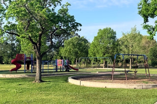 614 Gilpin Street Houston, TX 77034 - Photo 26 of 27 Plenty of activities for the kids at the Wilson Memorial playground! This park has several trails where you will see families out walking or bicycling.