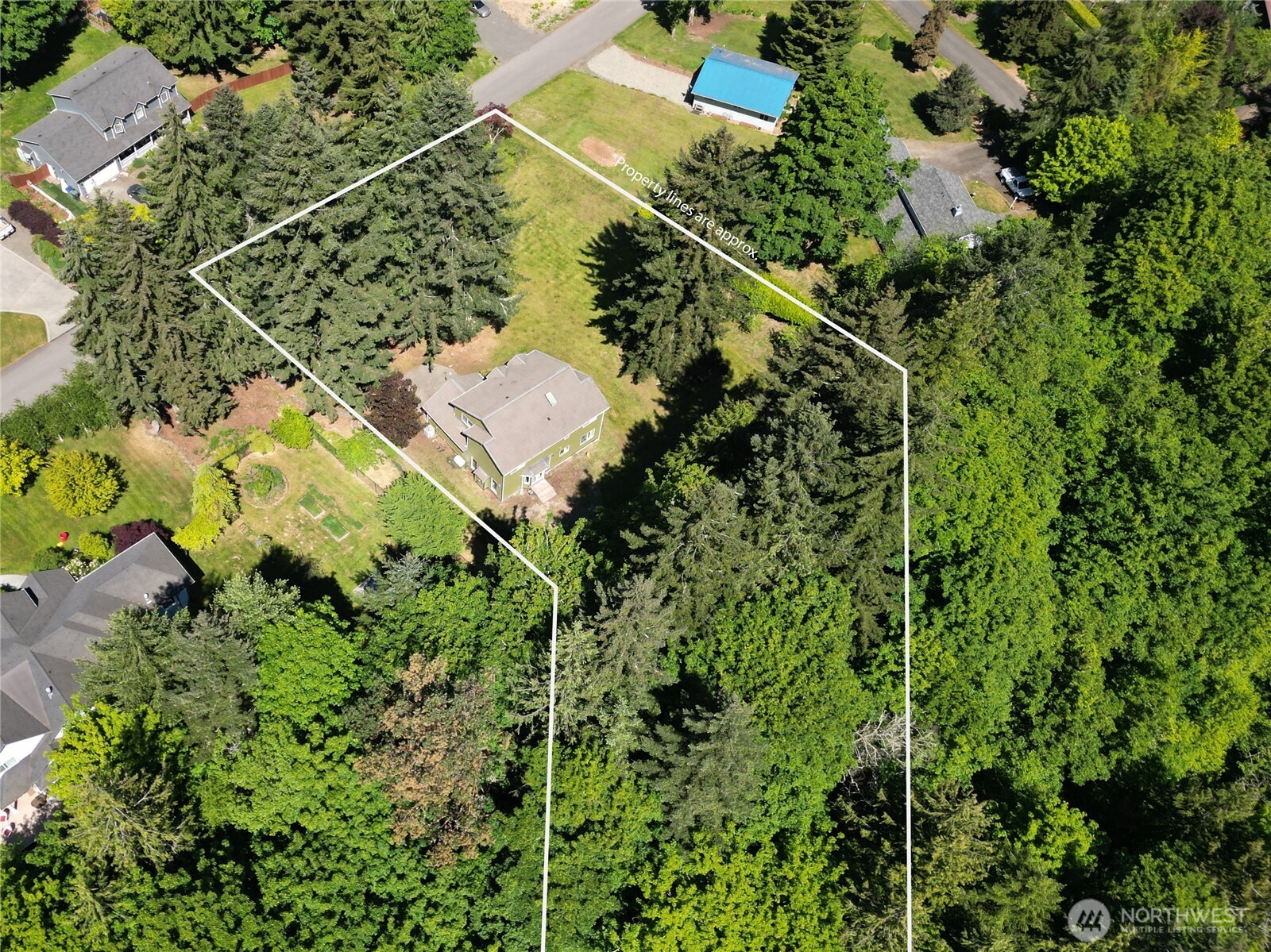 301 Mt Pleasant Estates Road Port Angeles, WA 98362 - Photo 35 of 40 an aerial view of a residential houses