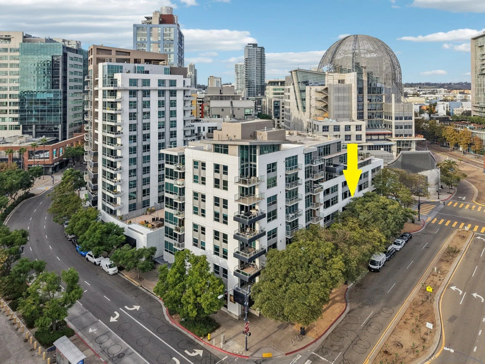 206 Park Boulevard, Unit 307 San Diego, CA 92101 - Photo 5 of 42 a view of a city with tall buildings