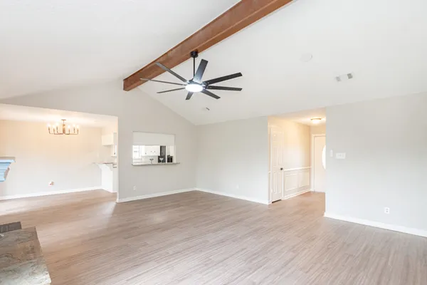 wooden floor in an empty room