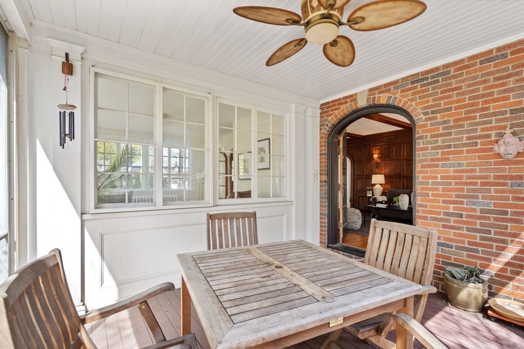 5 Hammond Street Newton, MA 02467 - Photo 18 of 40 a view of a dining room with furniture window and wooden floor