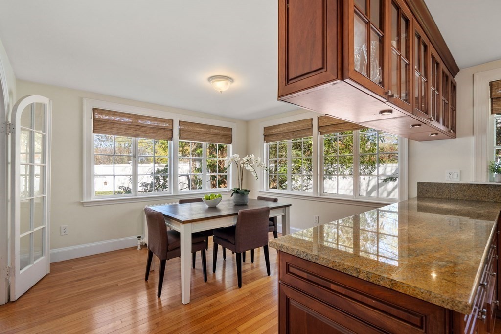 5 Hammond Street Newton, MA 02467 - Photo 20 of 40 a view of a dining room with furniture window and wooden floor