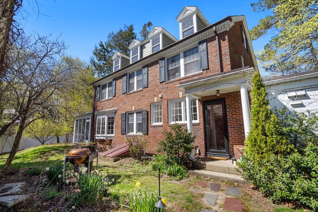 5 Hammond Street Newton, MA 02467 - Photo 38 of 40 a front view of a house with a yard