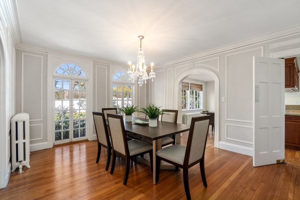 5 Hammond Street Newton, MA 02467 - Photo 9 of 40 a view of a dining room with furniture window and wooden floor