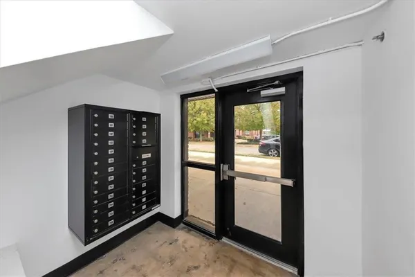 a view of an entrance of the house