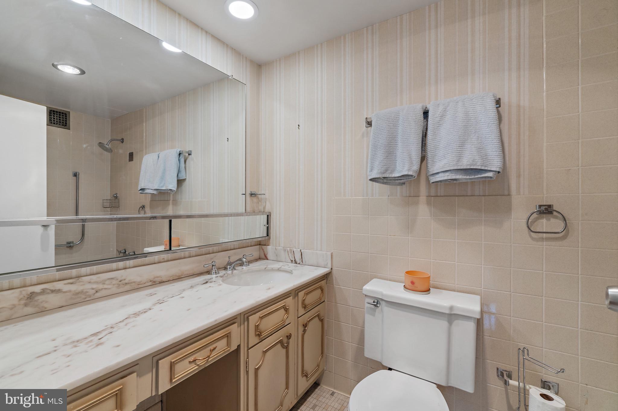 4401 Roland Avenue, Unit 507 Baltimore, MD 21210 - Photo 16 of 26 Large vanity with storage in full hall bath