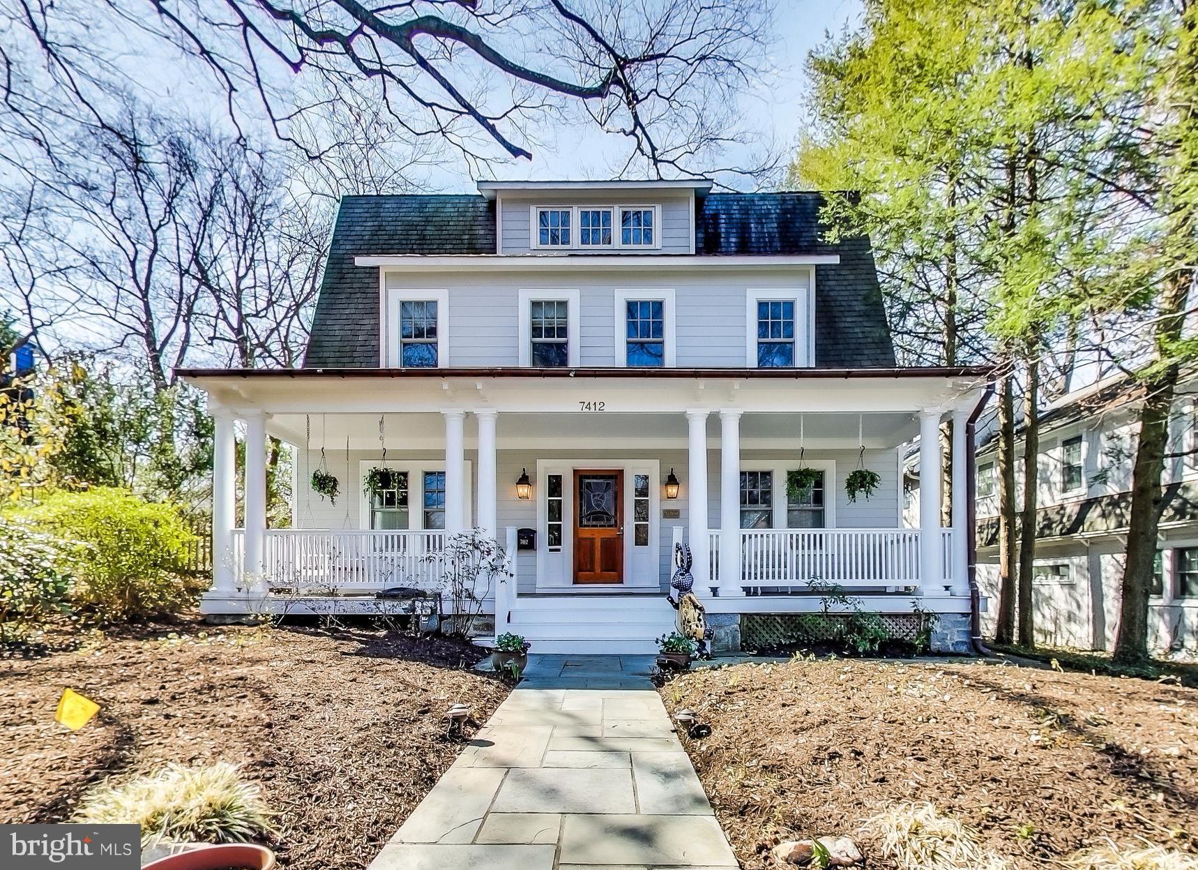 7412 Ridgewood Avenue Chevy Chase, MD 20815 - Photo 1 of 30 Charming Chevy Chase Colonial