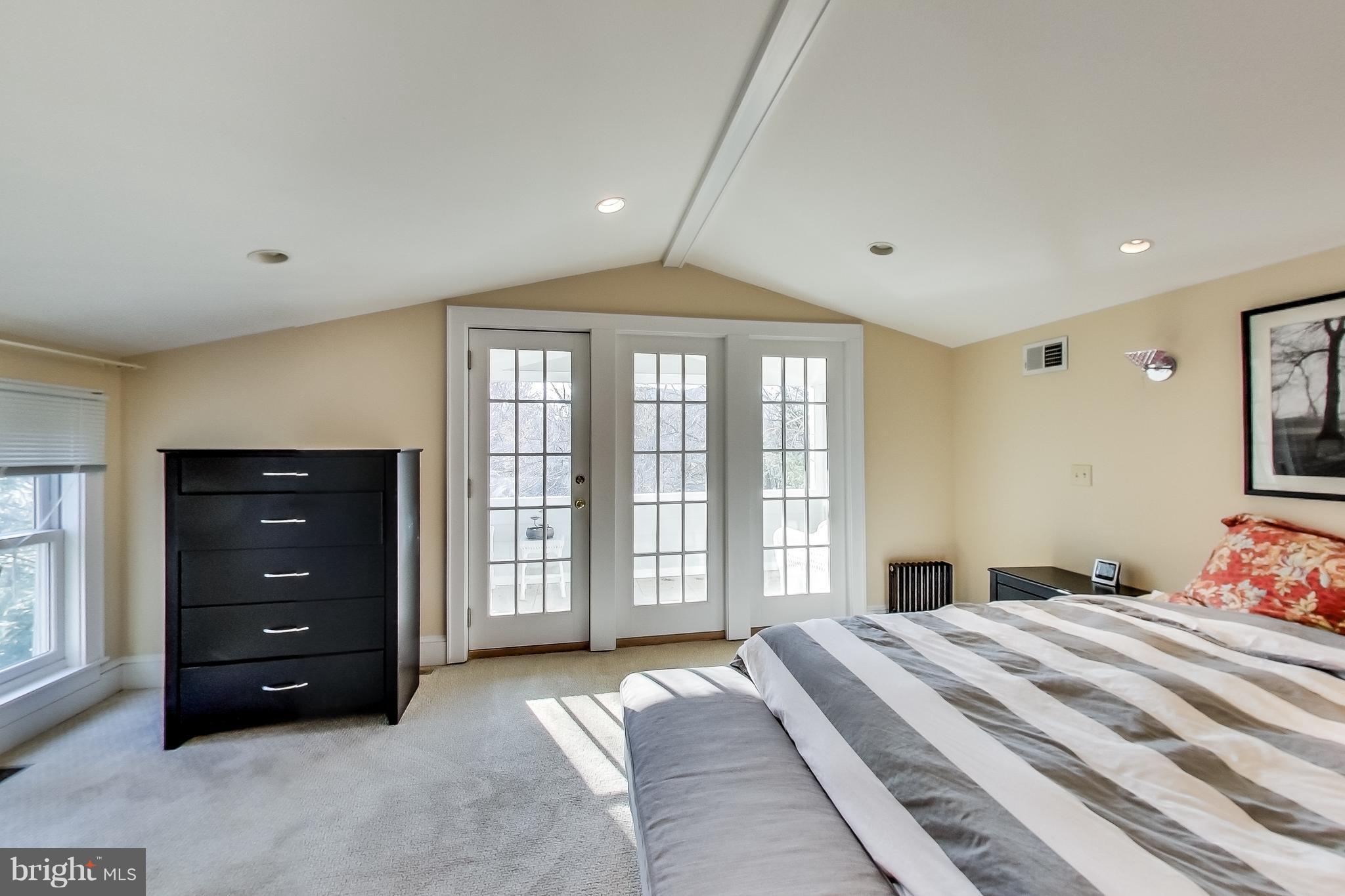 7412 Ridgewood Avenue Chevy Chase, MD 20815 - Photo 23 of 30 Huge Bedroom with Additional Private Balcony