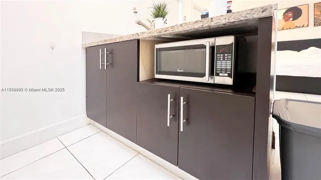 a view of a microwave