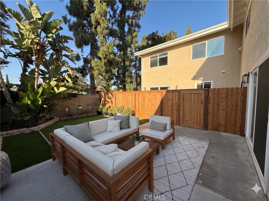 3871 Hendrix Street Irvine, CA 92614 - Photo 46 of 75 AI generated photo- we can add a fence to seperate the yard for ADU and main house for Privacy.