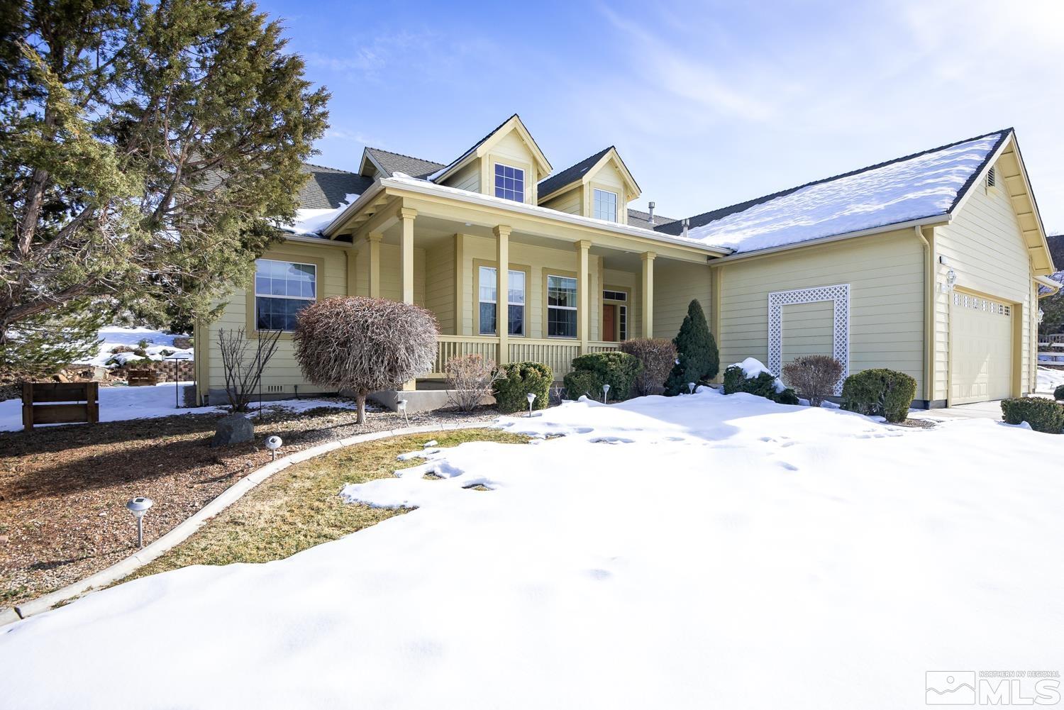 2647 Skyline Drive Minden, NV 89423 - Photo 30 of 39 a front view of a house with a yard